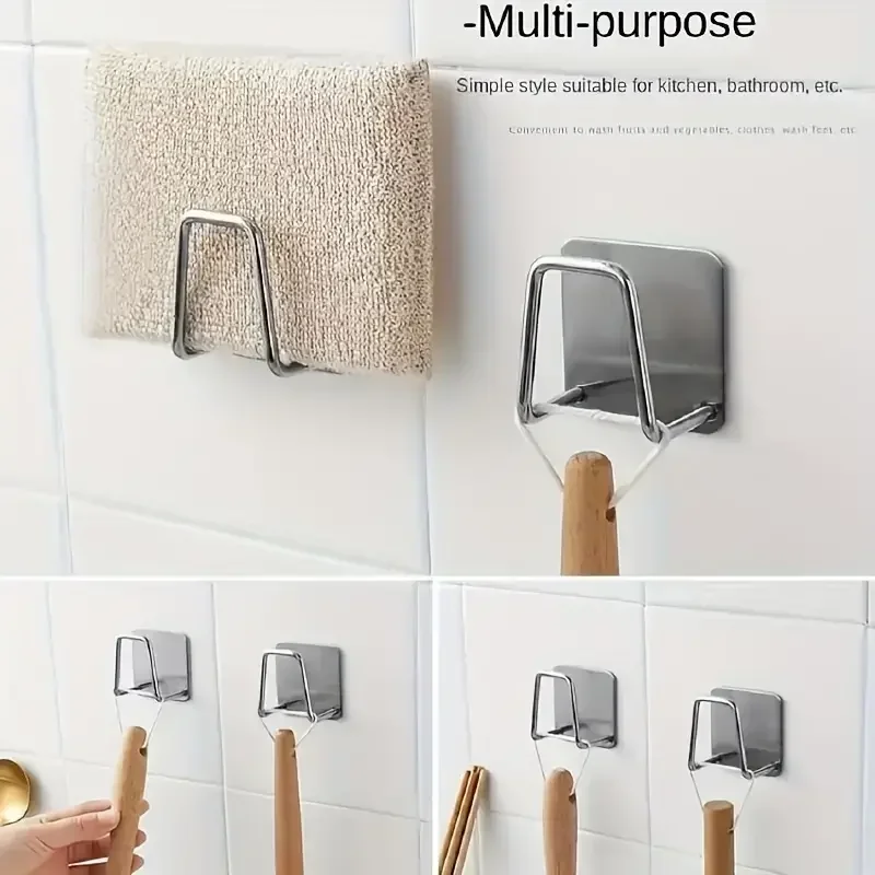 Kitchen Storage Rack 4Pcs Punching-Free Wall Under Cabinet Cutting Board Multi-functional Accessories