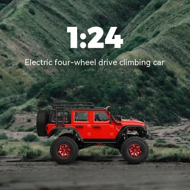 

1: 24 Electric Four-wheel Drive Climbing Vehicle With Light Remote Control Off-road Vehicle Model Children's Toy Birthday Gift