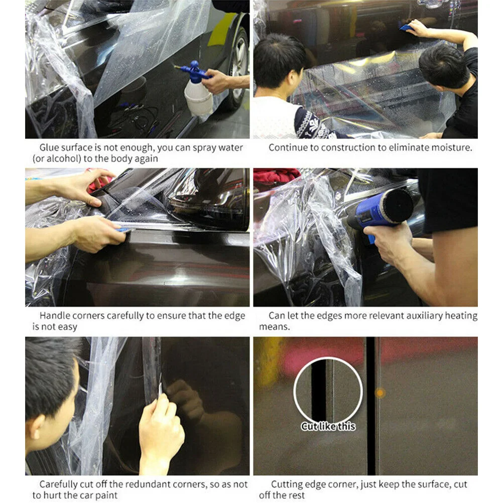

Bumper Protector Anti-scratch Film Car Protective Wrap Auto Vehicle Sticker Clear Pvc Waterproof