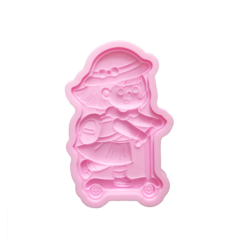 

Scooter Cooking Tools Silicone Mold Fondant Sugar For Baking Of Cake Decorating Candy Bakery Kitchen Accessories Ware