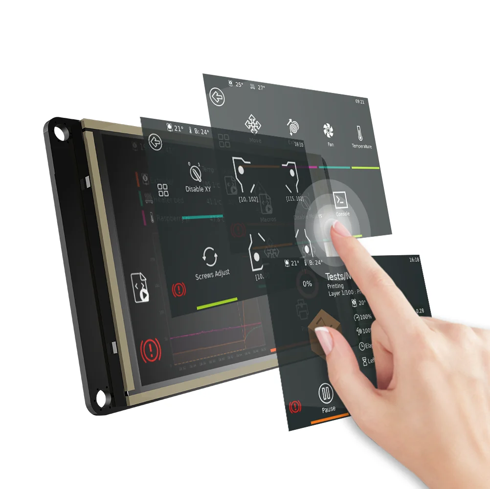Bigtreetech-tft Display para Impressora 3d Motherboard Tft35 Spi V2.1 Tela Sensível ao Toque com Módulo Io2can V1.0 3.5 in 480x320 Cb1 M8p - Imagem 2
