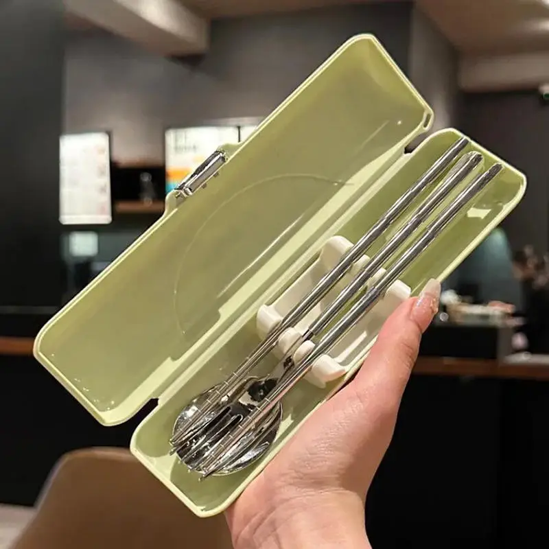 Stainless Steel Tableware Bag tableware storage bag Washable with Zipper Cutlery Kit Case