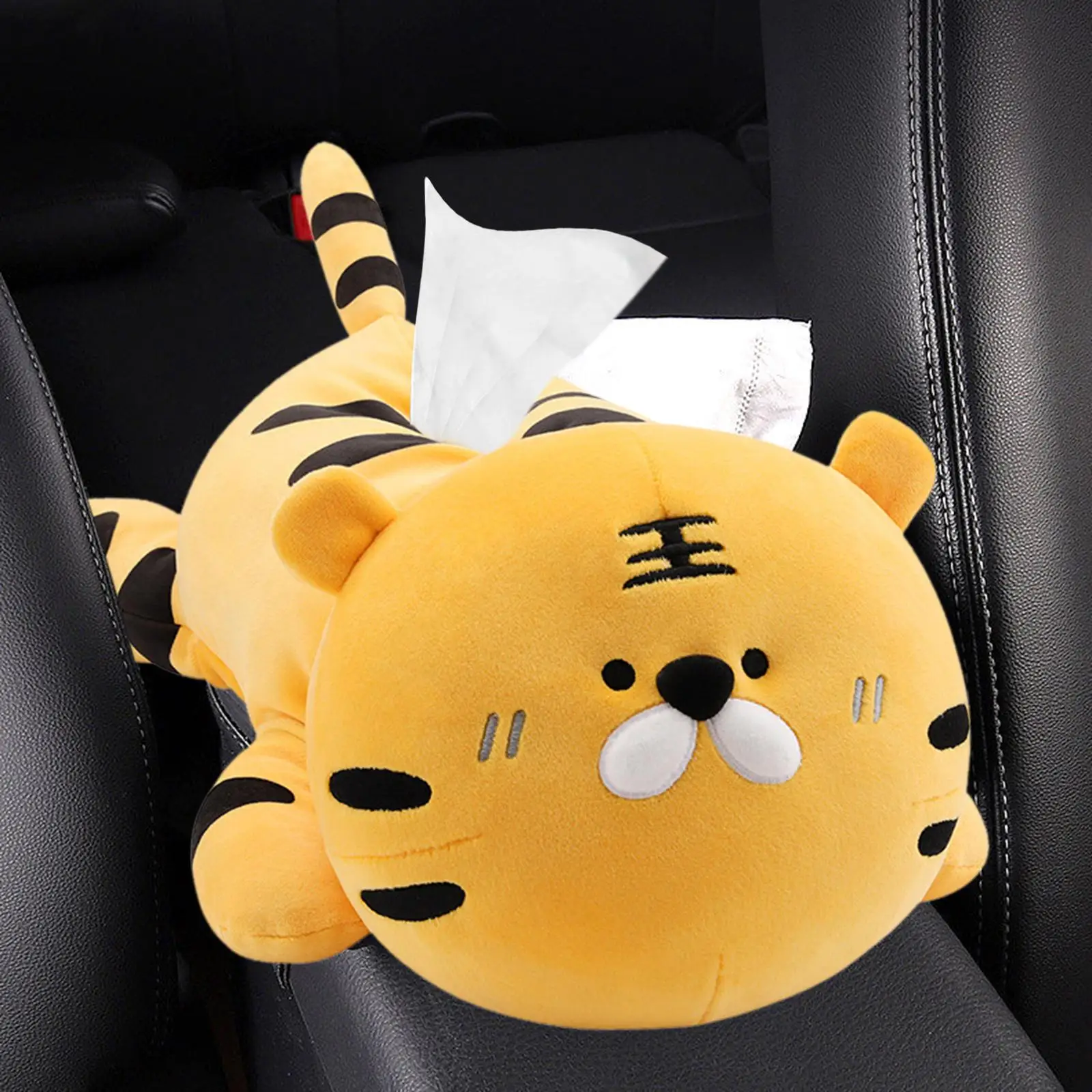 Soft Plush Car Tissue Case Universal for Automobile Bathroom Decoration