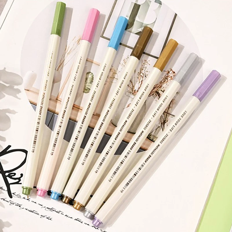 12/1 металлический маркер для скрапбукинга, ручка для творчества, кисть ...