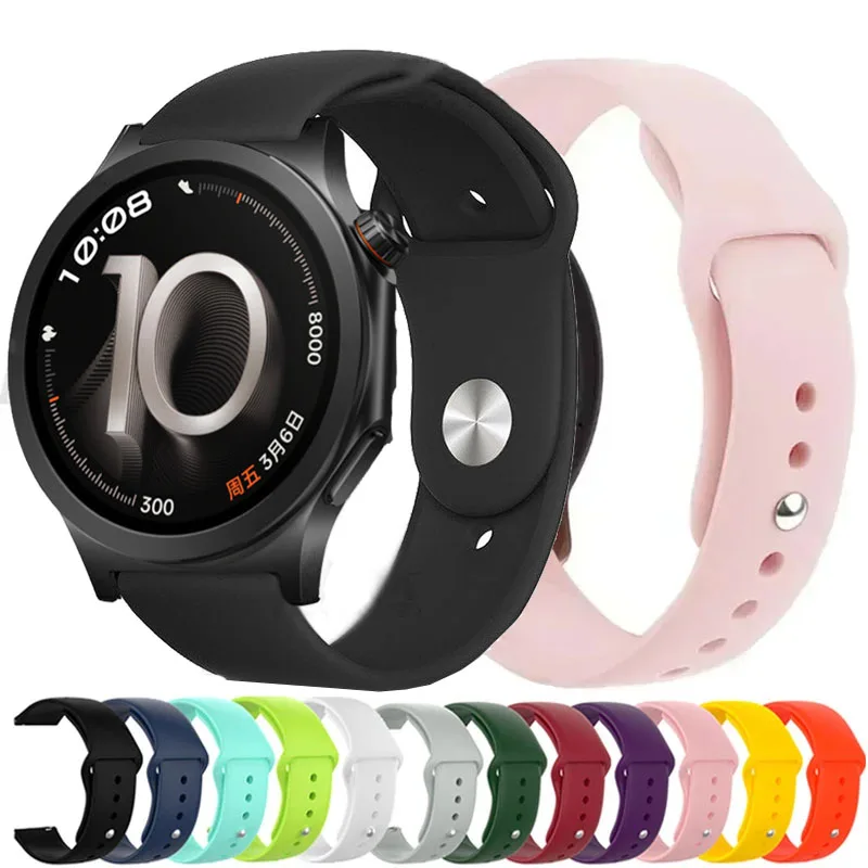 Versatile Silicone Sport Strap - 18mm/22mm - Multi-Device Compatible