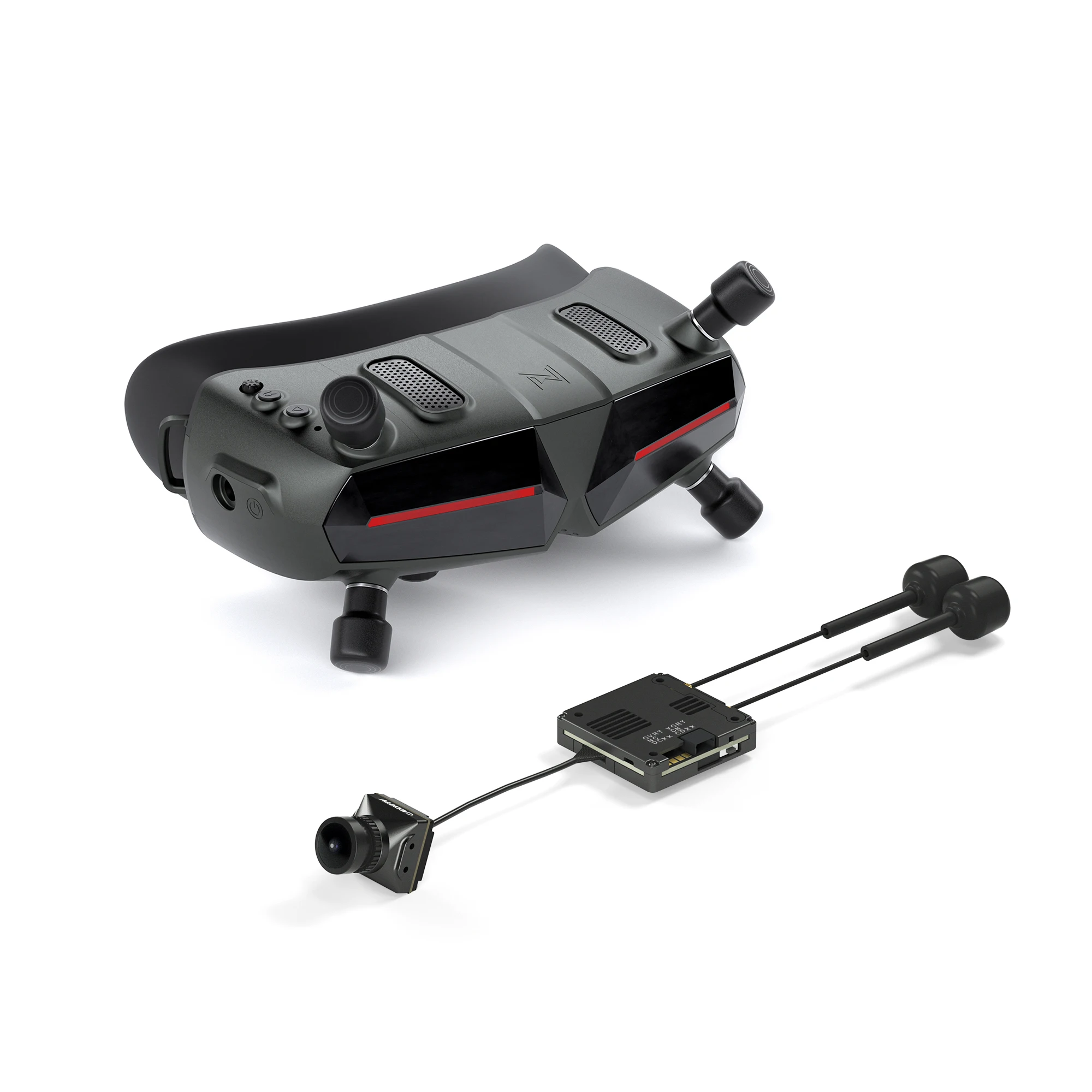 Caddx Walksnail Avatar HD Goggles X with Avatar HD pro kit (Dual Antennas Version) and GM3 Gimbal Head Tracking for FPV Drones thumbnail 3
