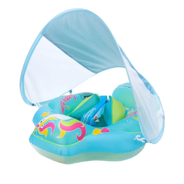 Bébé natation flotteur gonflable infantile flottant enfants anneau de bain cercle bain jouets d'été enfant en bas âge anneaux 2