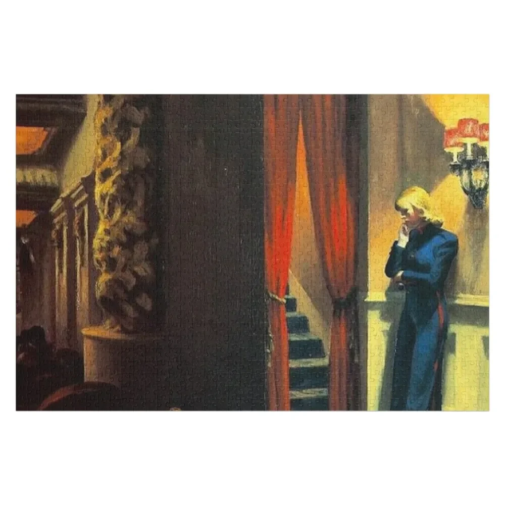 

NEW YORK MOVIE - EDWARD HOPPER Jigsaw Puzzle Personalized Gifts Photo Personalized Baby Object Puzzle