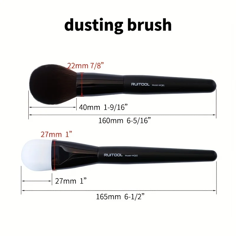 2PCS Gundam Model Cleaning Brush Kit Fiber Hard and Soft Bristle Anti Static Dusting Brush with Wooden Handle for Hobby Crafts 5
