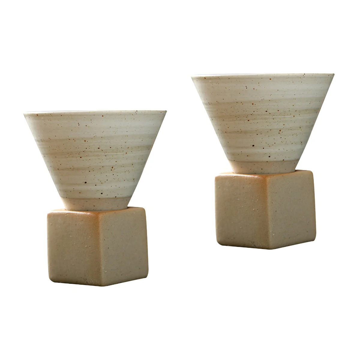 

2 Sets Breakfast Cup Ceramic Coffee Mug Glasses Cappuccino Ceramics Water Holder