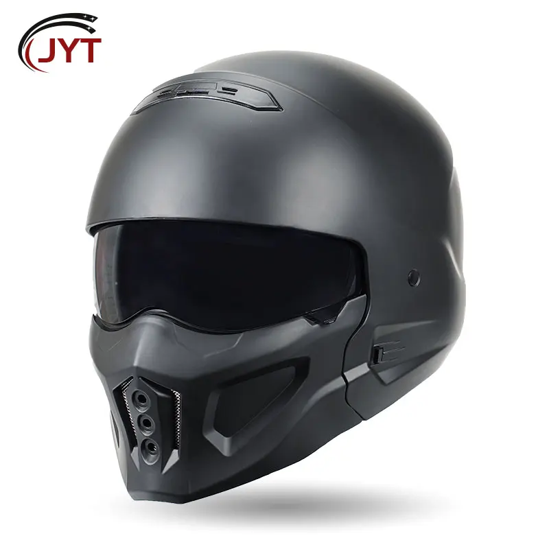 一体型レンズ付きフルフェイススコーピオンモーターサイクルヘルメット 
