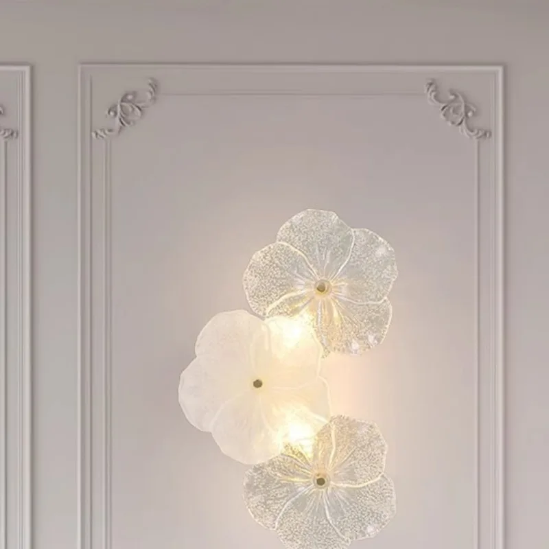 French Luxury Floral Wall Lamp 6