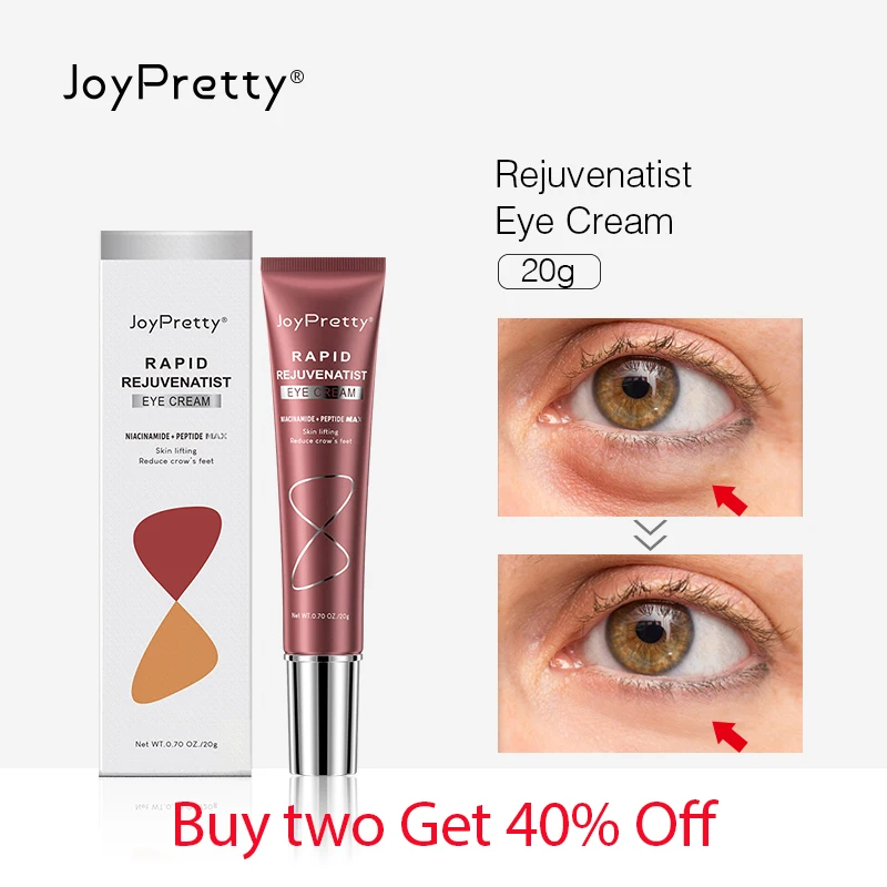 Joypretty Anti Dark Circle Eye Cream Antipuffiness Eye Bags Skin Care Antiwrinkle Hyaluronic