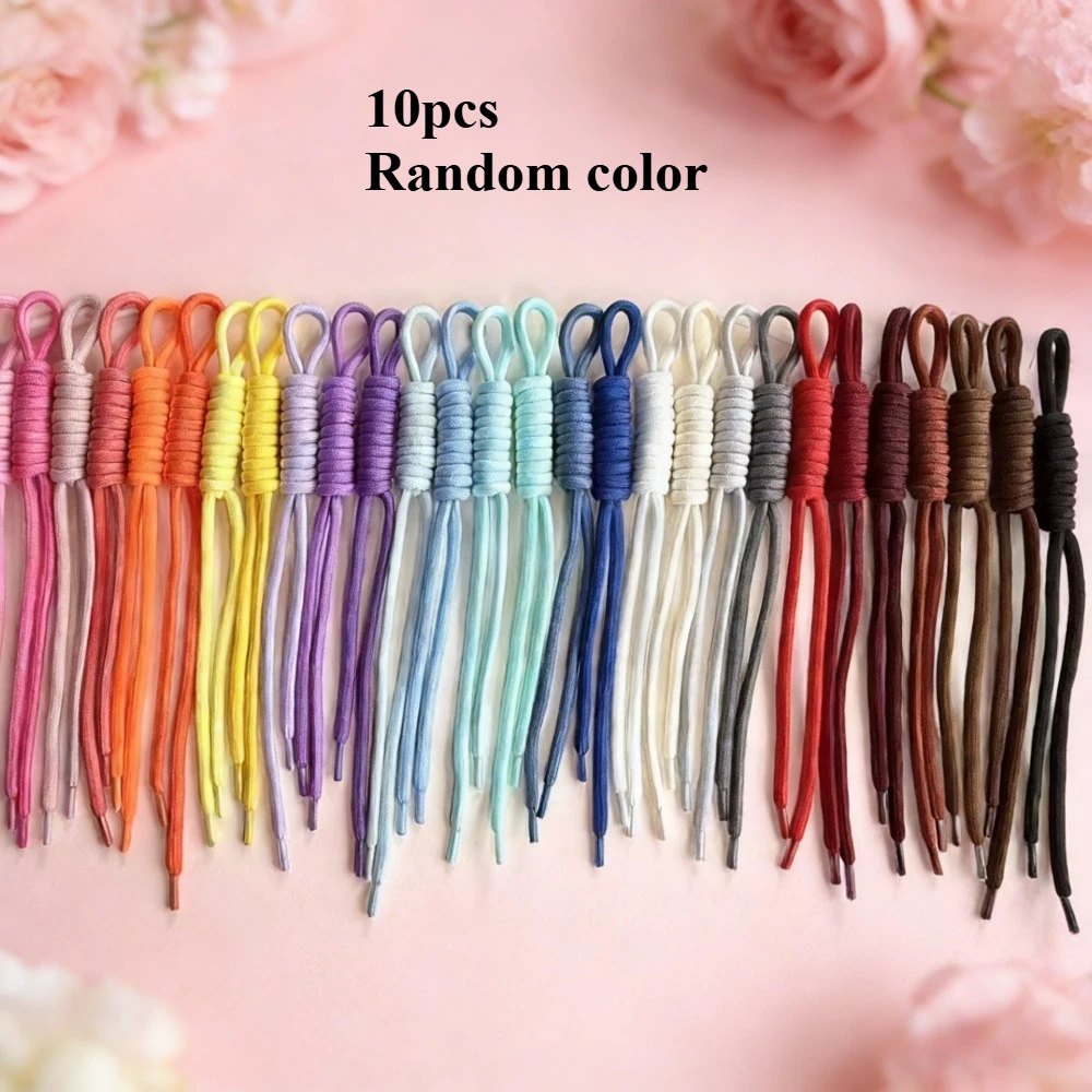 Braided Nylon Rope Lanyard with Handmade Knot - Keychain Crafting Materials (Available in Sets of 10, 20, or 50)