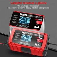 LEEPEE Brands Car Battery Chargers 12A 15A 12V Intelligent Pulse Repair For Household Storage Cell Lead-Acid Batteries Chargers - Image 2