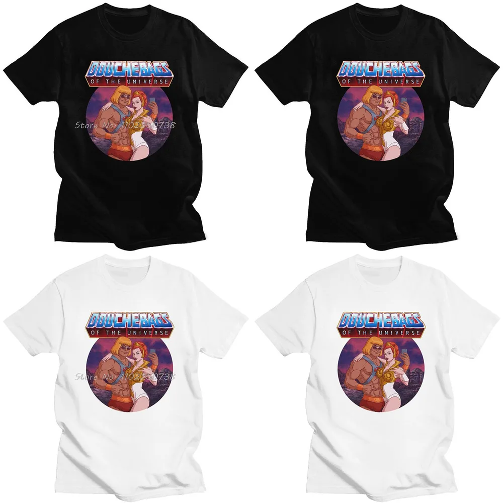 Men's 80s Anime Masters Of The Universe Cotton T-shirt_voghion.com
