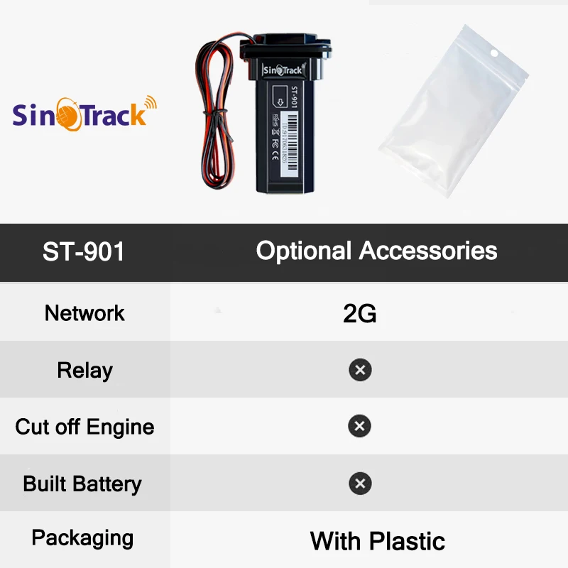 ST-901 GPS tracker variant without internal battery