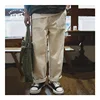 Maden Japanese Retro Cotton Seed Shell Rice White Casual jeans Loose Straight Long Pants Cargo Pants Sweatpants Men Trousers 2