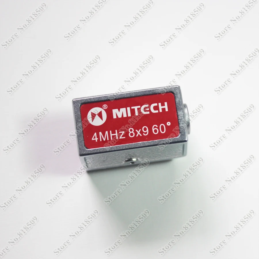 Mitech Each 2 pcs 4MHz 8x9mm 45 60 70 degree Angle Beam Probe Transducer for Ultrasonic Flaw Detector