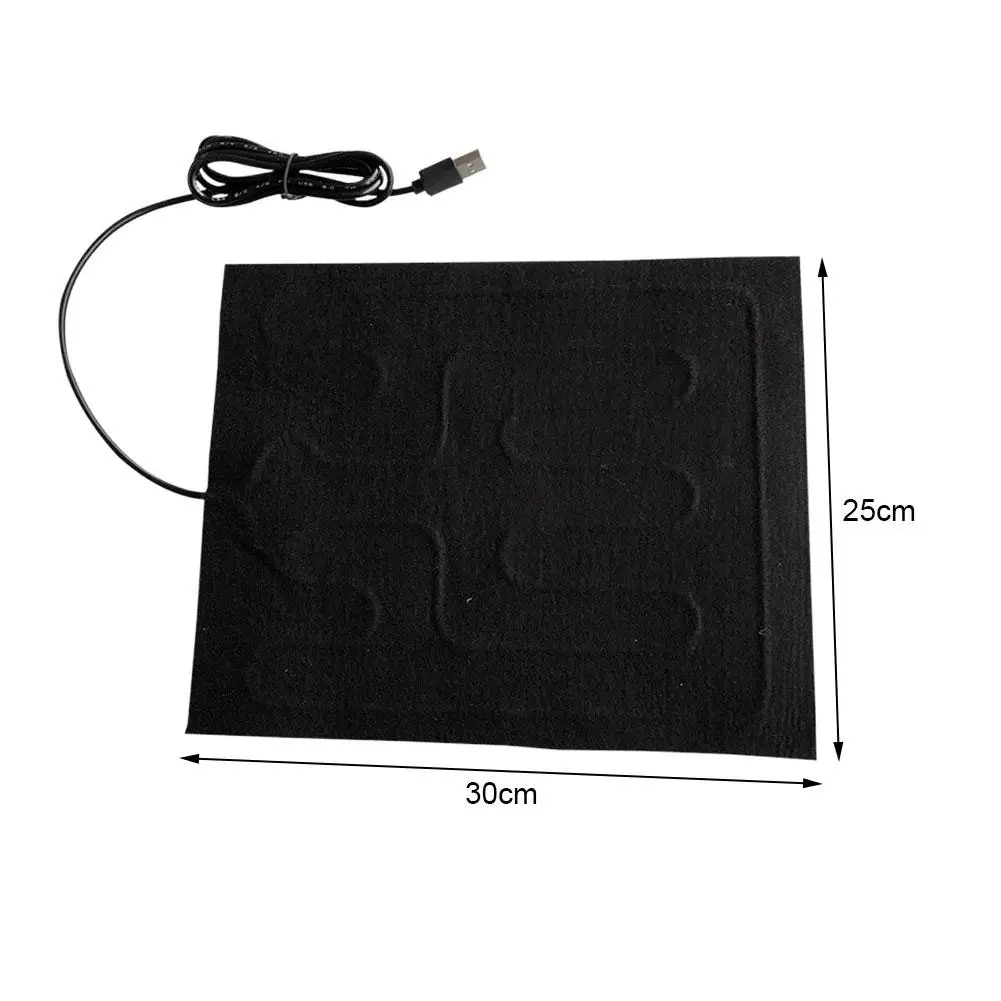 USB Seat Cushion Heater Heating Film Warm Folding Heated Sheet Car Seat Mat Cushion Pet Reptile Winter Warm Pads pet heated mat