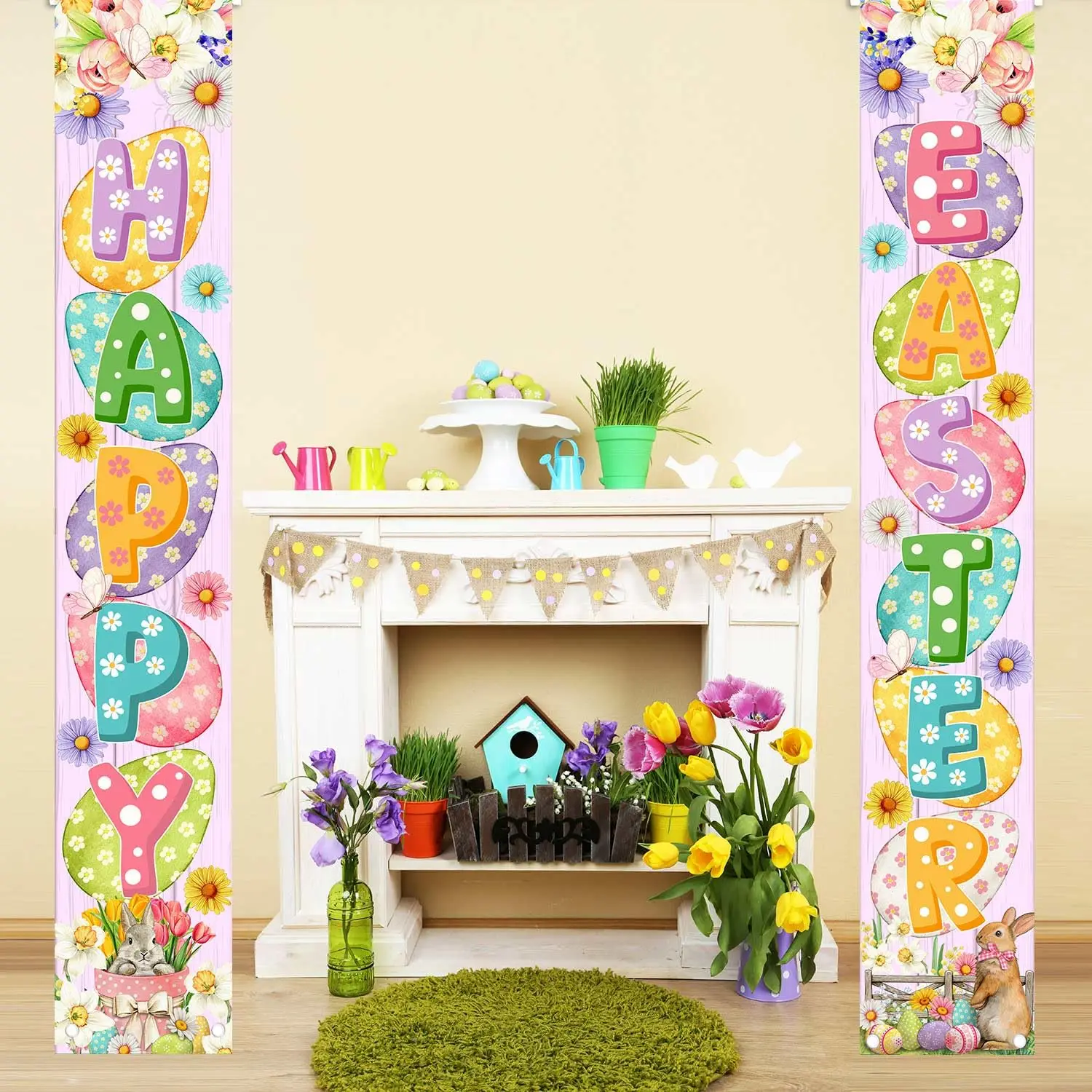 Easter Porch Banner Decor 6