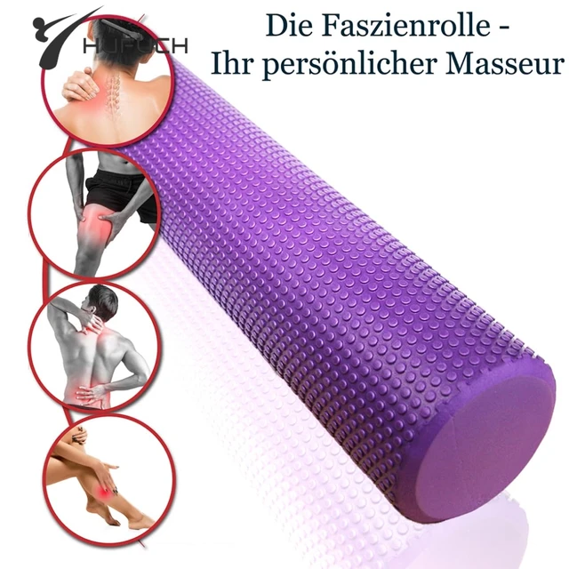 Pilates Foam Roller 45cm Point EVA Massage Roller Foam Roller Muscle Recovery Roller Deep Tissue Massage Therapy Crossfit 6