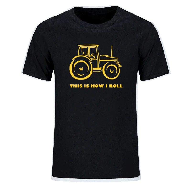 

Summer Fun This Is How I Roll Farming Farmer Tractor T-shirt T Shirt Summer Men Short Sleeve Tee Tops Tops Tees Print EU Size