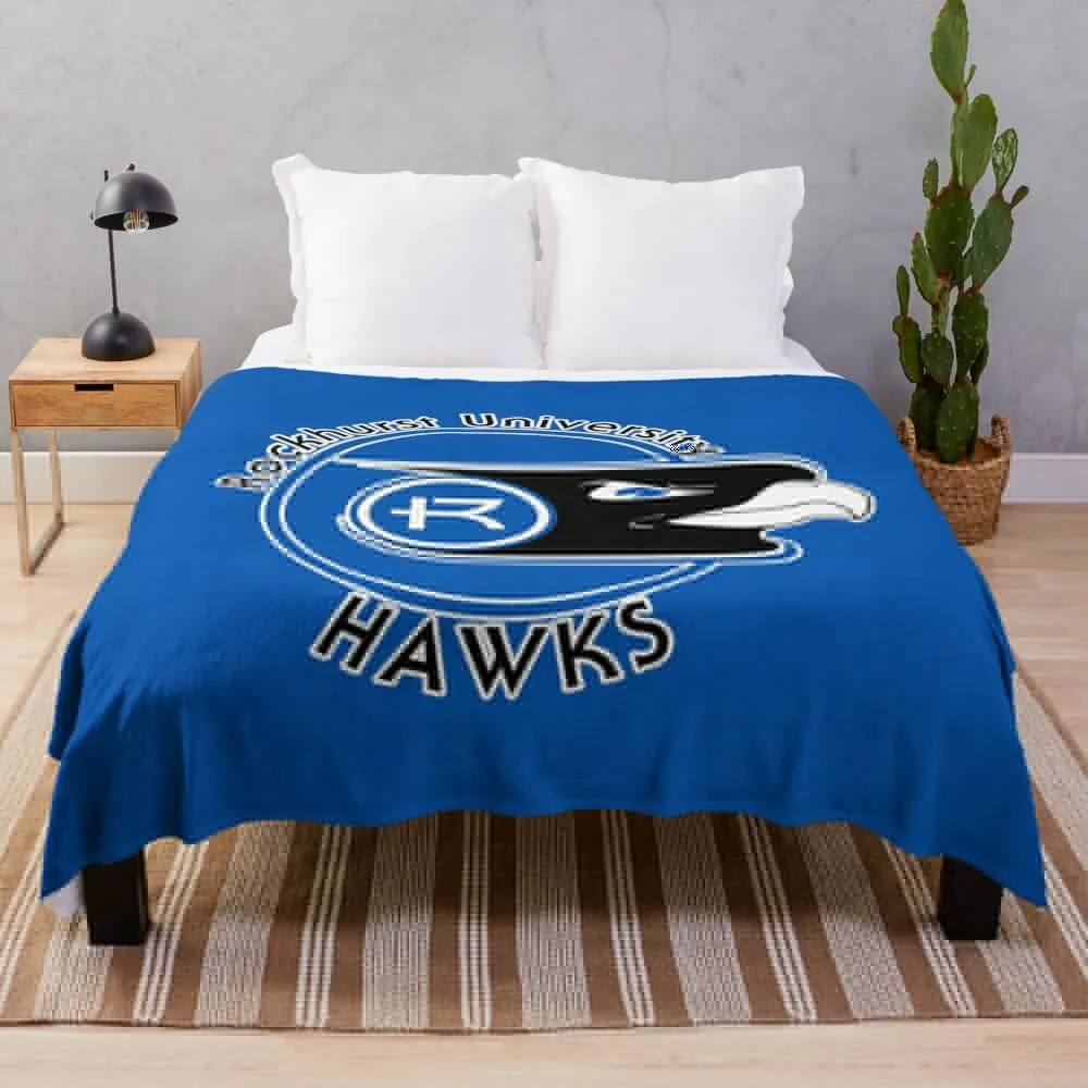 

Rockhurst University Throw Blanket Beach Bed covers warm winter Fluffy Softs for winter Blankets