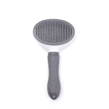 Dog & Cat Brush, Self Cleaning Slicker Brush Short and Long Hair, Shedding Grooming Brush To Remove Loose Hair, Mats 1