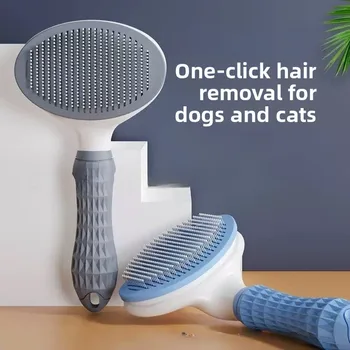 Pet Dog Hair Brush Cat Comb Pet Hair Remover Brush for Dogs Cats Puppy Kitten Grooming Tools Dogs Accessories Pet Supplies
