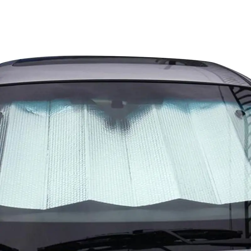 

Reflective Car Sun Shade Auto Sunshade Windshield Cover Reflective UV Protection Sun Visor Easy To Install Practical Car