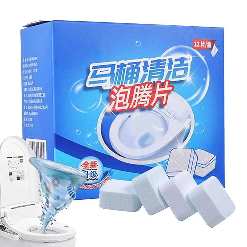 

Toilet Cleaner Tablets Automatic Toilet Bowl Cleaner Gentle Formula Cleaning Supplies for Toilet Squat Toilet Water Pipe Basin