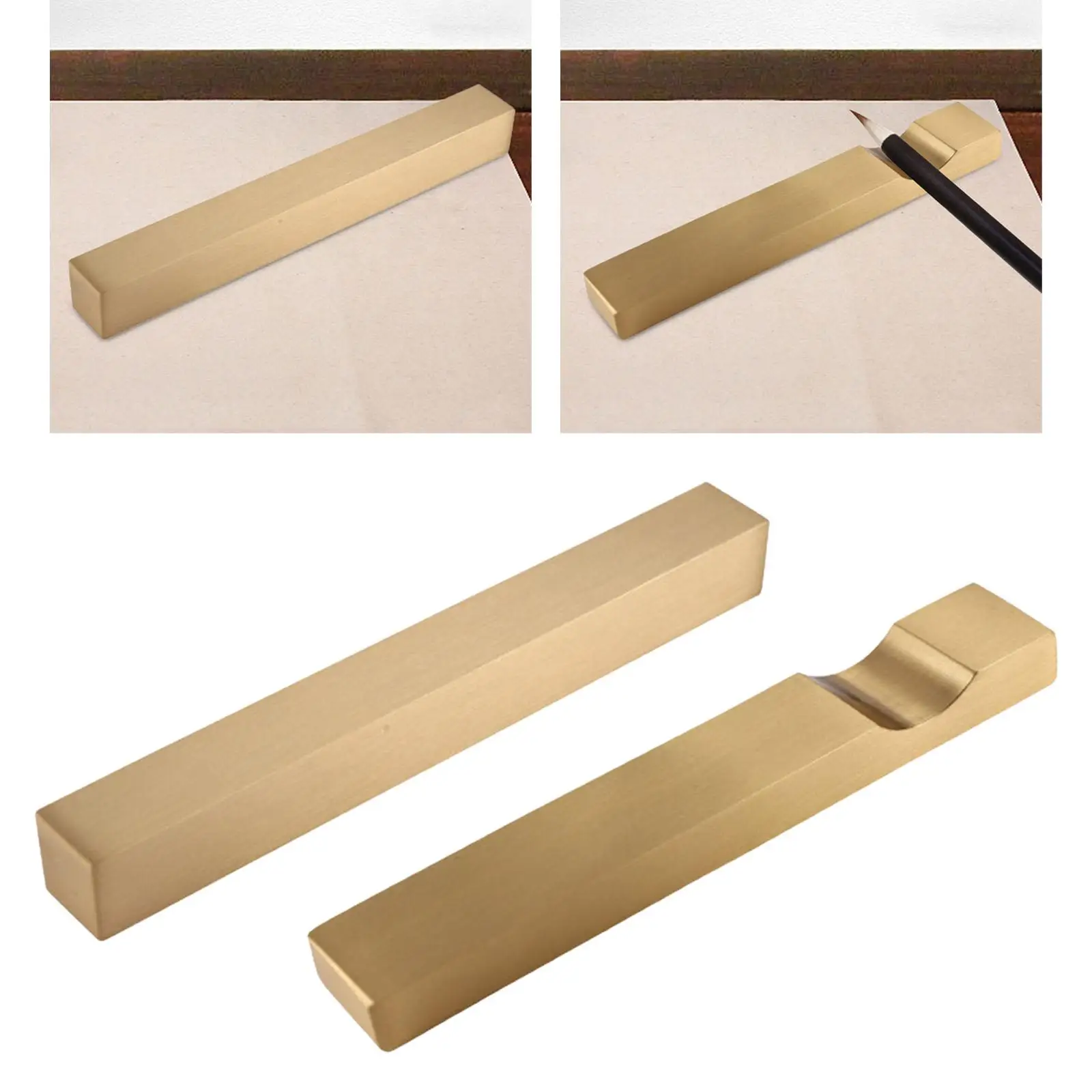 서예 종이 무게, 서예 연습을위한 중국 서예 구리 문진 그림 쓰기 그림