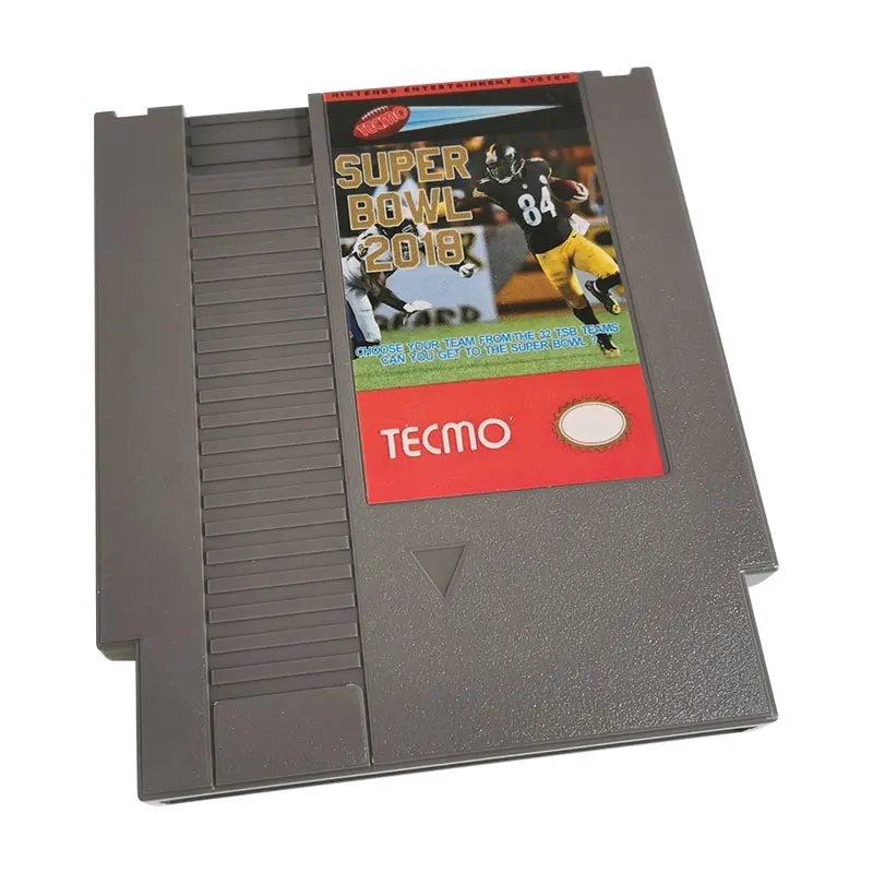 

Tecmo Super Bowl 2018 - USA Version Cartridge 8 bit Video Game Cart Famicom Single Card For NES Classic Console - Battery Save