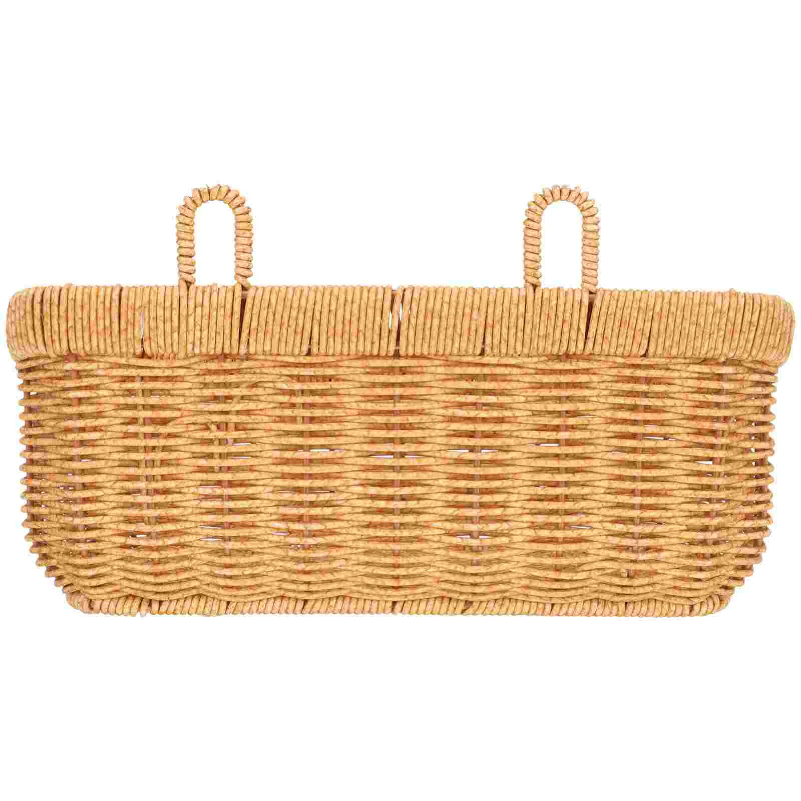

Ginger Garlic Storage Basket Sundries Bin Planter Bathroom Potato Decorative Organizer Wall Hanging Pp Imitation Rattan