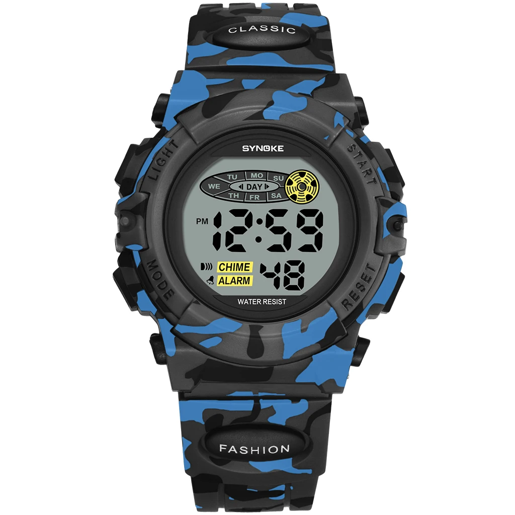 Kids' Waterproof LED Luminous Digital Watch