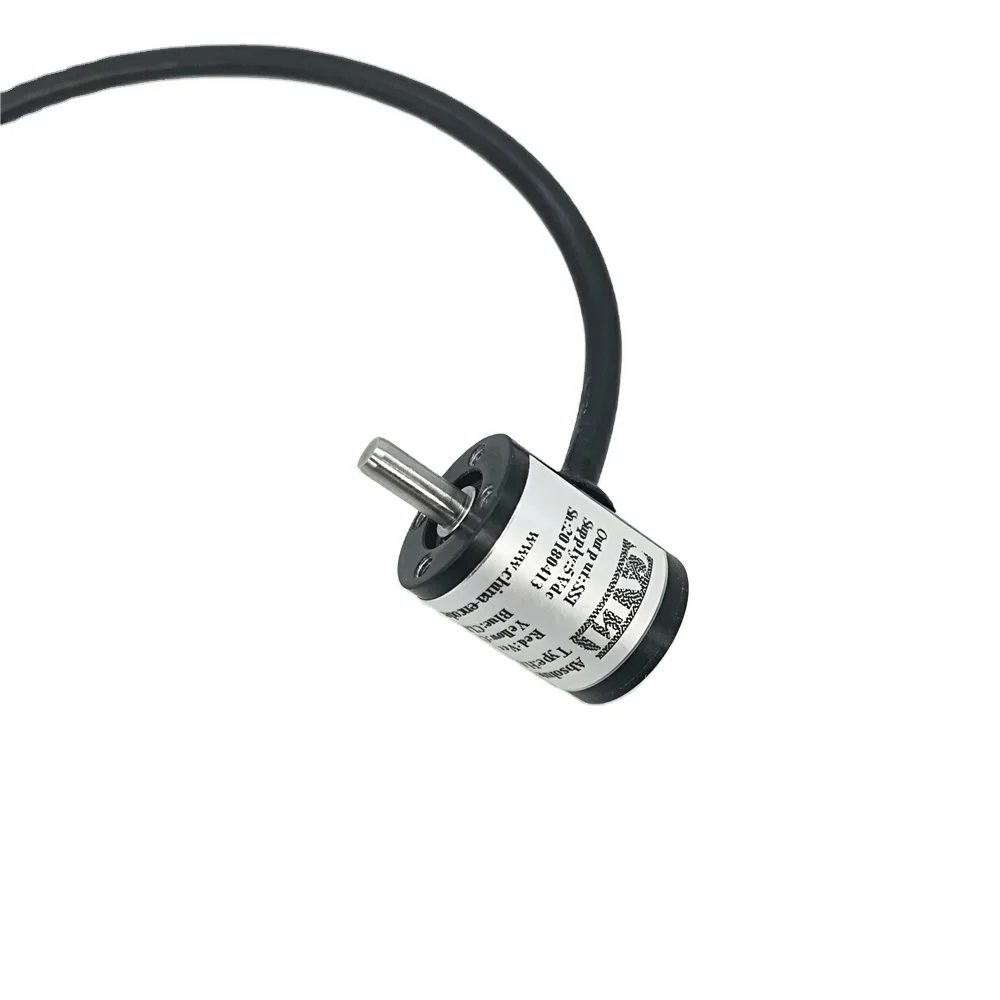 

Датчик абсолютного угла Холла HAE18U3.3V12A1 360 градусов измерения SSI выход 4096ppr длина кабеля 1 м