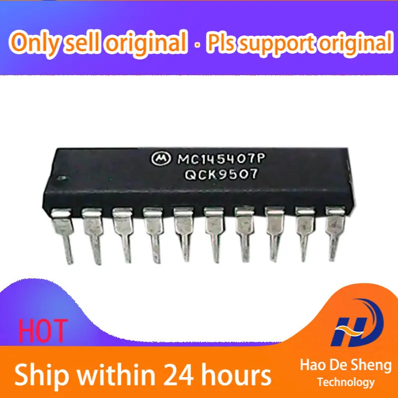 

1 шт. MC145407P MC145407 145407P DIP20 новый оригинальный фотоаккумулятор