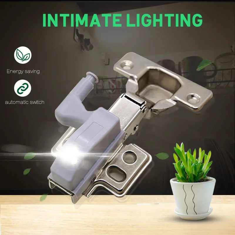 1/10PCS LED Under Cabinet Light Universal Closet Wardrobe Sensor Light 3LEDs Home Cupboard