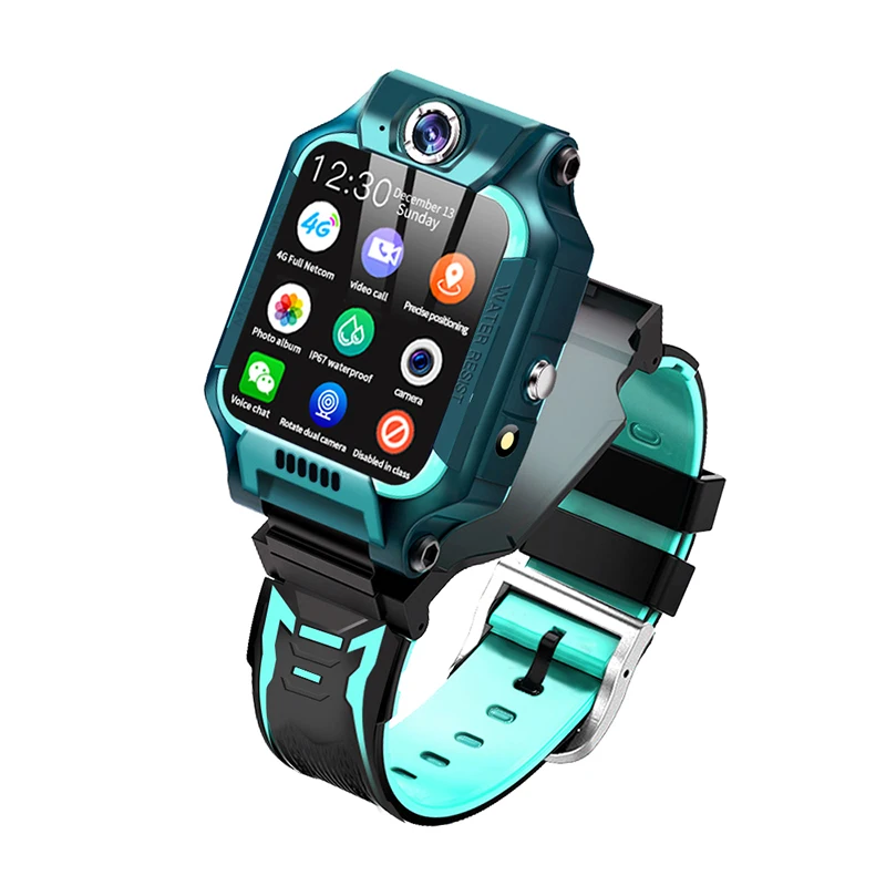 

T10G 4G Kids Smart Watch With Large Memory Video Call Face Recognition 360 Spin Double Shot Voice Chat GPS WiFi Remote Monitor