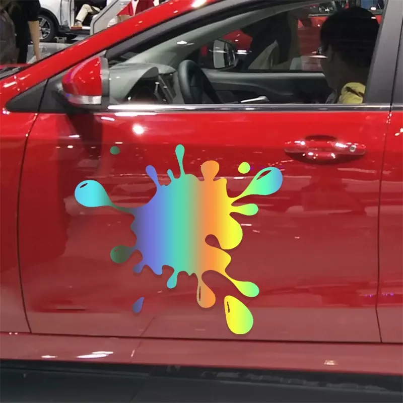Creative Stain Imprint Car Stickers Interesting Scratch Blocking Vinyl Decals Car Door Glass Bumper Decorative Stickers Car Part - 4
