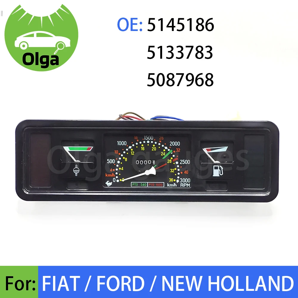 Nuevo para Fiat, New Holland, instrumento de tractor Ford 5145186 , 5133783 , 5087968   Conjunto de grupo de instrumentos Medidor Olga 1