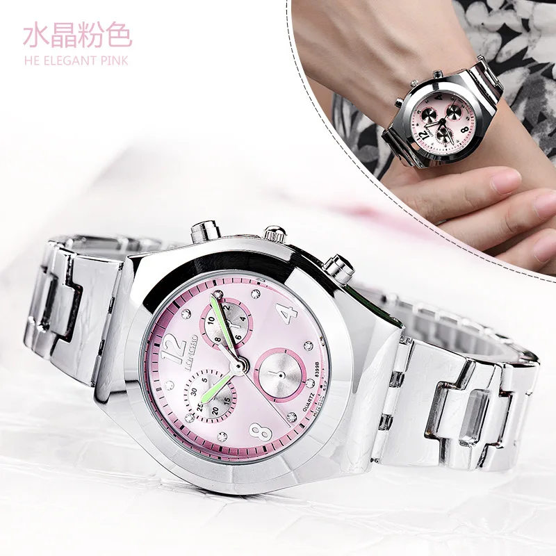 Orologio RORIOS Da Donna Lusso – Quadrante Con Diamanti, Cinturino In Acciaio Inossidabile, Impermeabile, Movimento Al Quarzo Giapponese
