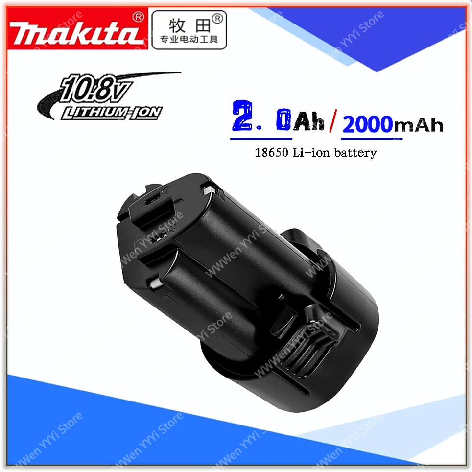 

original makita 10.8V 2.0Ah Rechargeable Power Tools li-ion Battery Replacement BL1013 LCT203W DF030D TD090D BL1014tools Battery