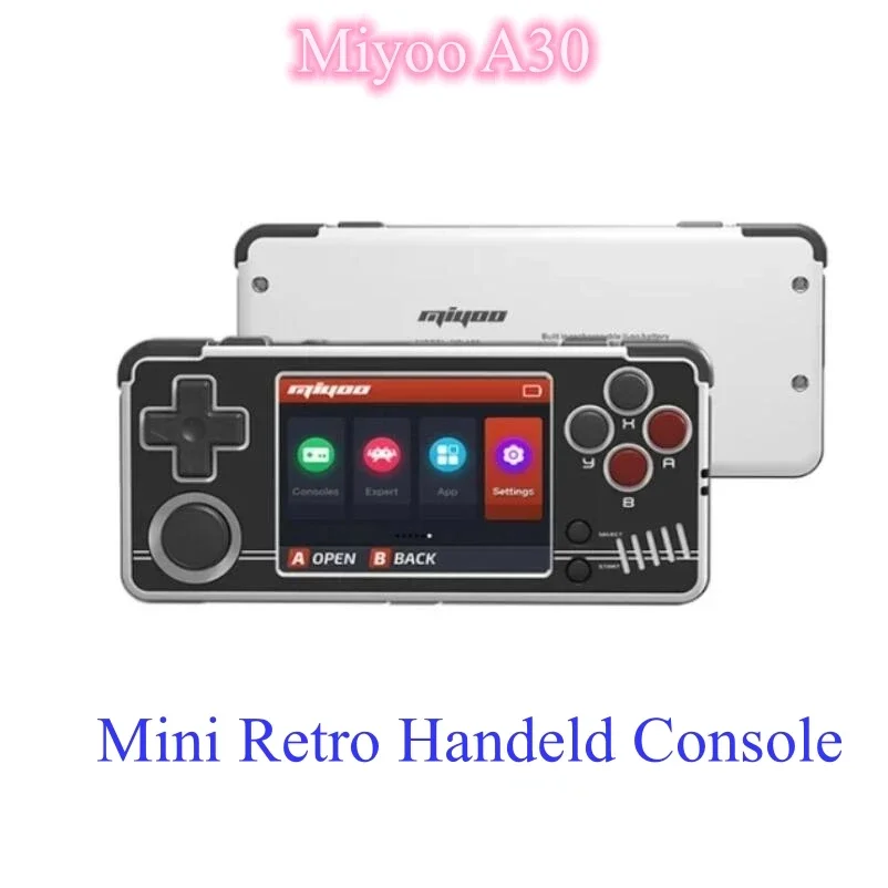 Портативная игровая консоль MIYOO A30 в стиле ретро, 2,8 дюйма, открытая система Miyoo Mini A30, видеоигры, игровые консоли, подарок для детей