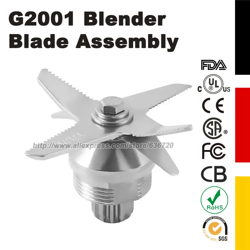 G2001 / G1100 / G5500 G7400 G7500 G7600 G7700 Blender Blade Assembly , Blender knife