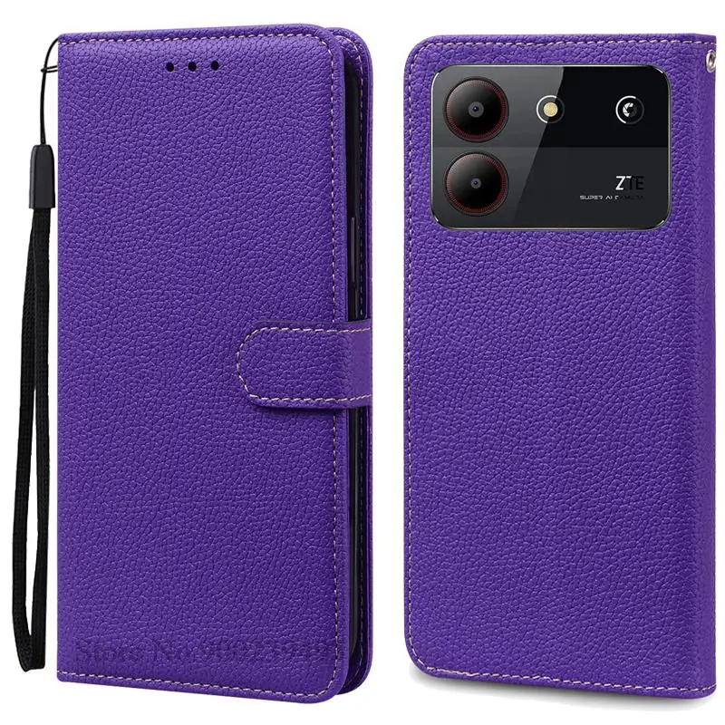 Elegant Leather Wallet Flip Case - Premium Phone Cover with Bumper Protection