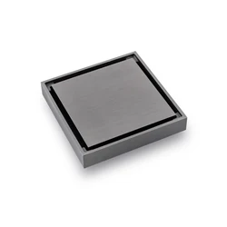 Brass Concealed Self-sealing Square Floor Drain, Deodorant Inlaid Floor Tile, Shower Drainage, Invisible Long floor Drain