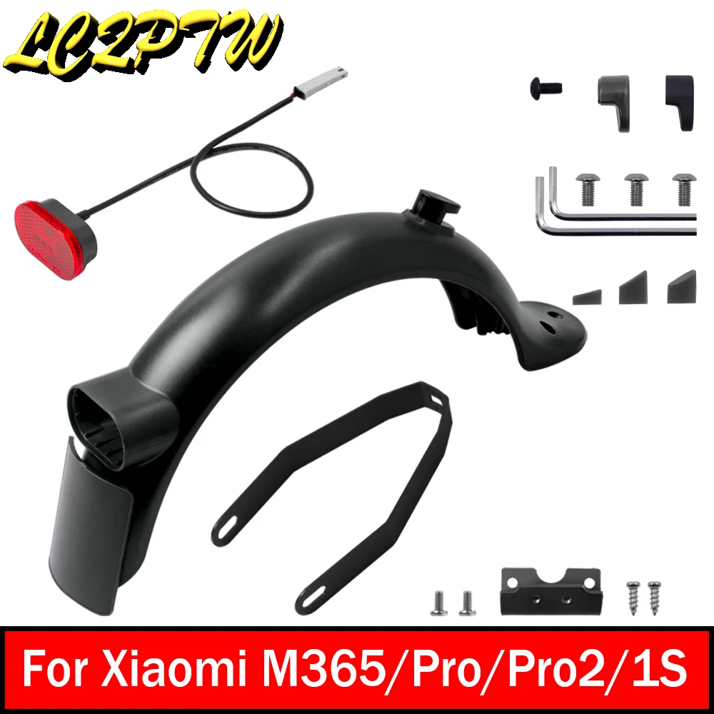 Parafango Scooter Elettrico M365 Pro 2 Aggiornato Per Xiaomi M365 Pro M187 Pro 2 1S Scooter Nuova Versione Parafango Posteriore Kit Parafango