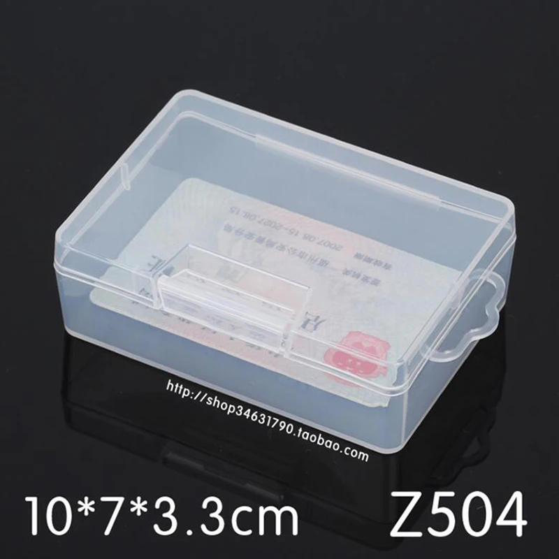 Rectangular Plastic Clear Transparent Storage Electronic Parts Screw Beads Box Collection Container Organizer rolling tool chest